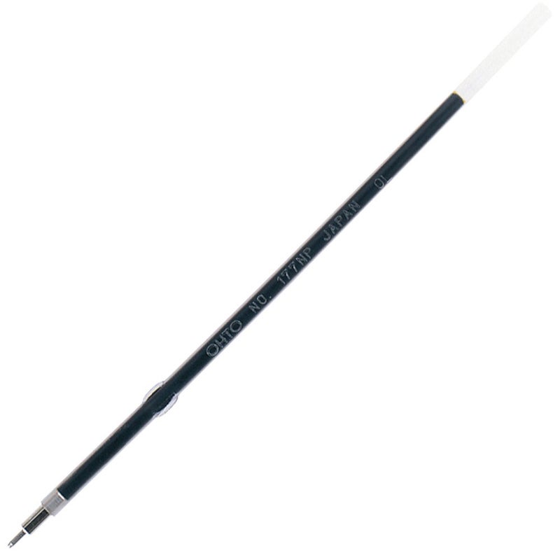 OHTO Auto Ballpoint Pen Refill, Oil-Based, 5 Pieces, Oil-Based Needle Refill, 0.7, Black, No. 177NP Black - Image 1